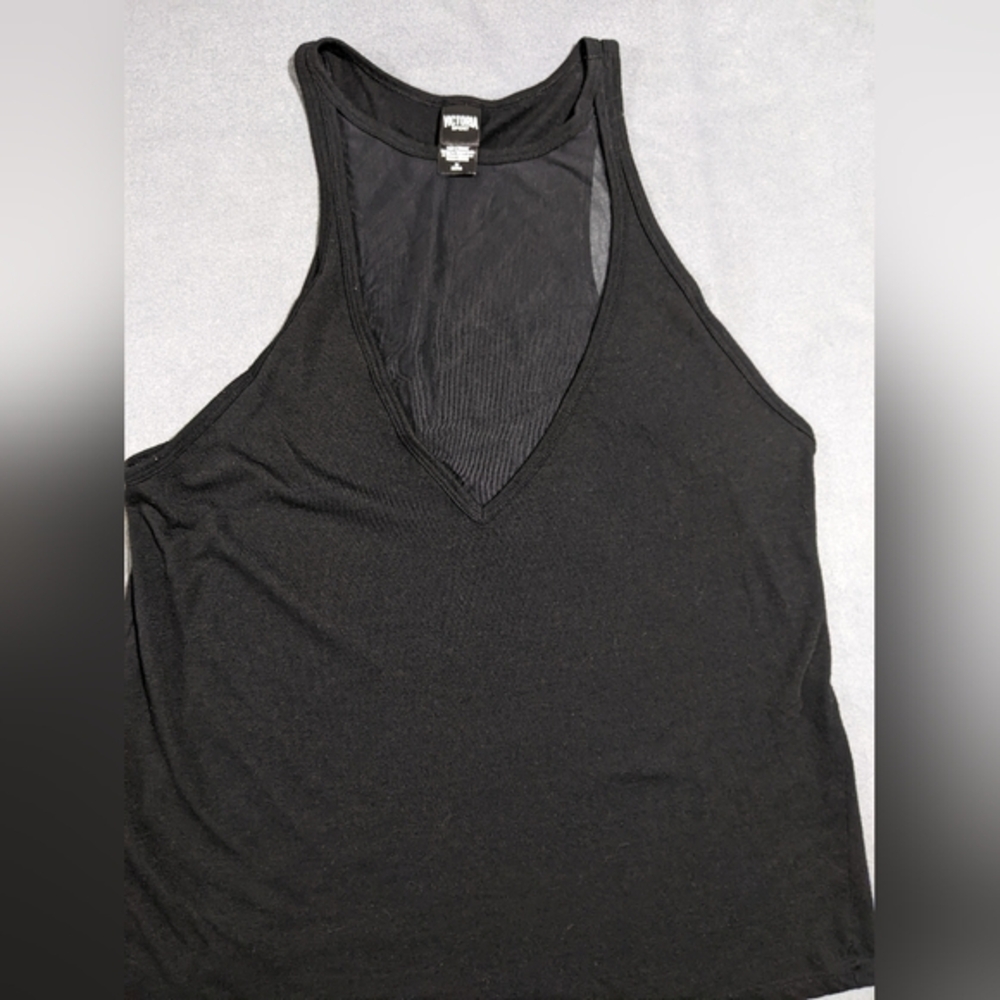 Victoria's Secret Medium‎ Racerback tank sheer front chest